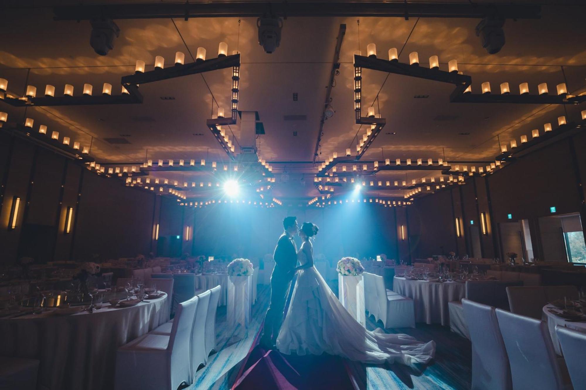 Crowne Plaza Tainan By Ihg Otel Dış mekan fotoğraf Wedding reception at the Grand Ballroom